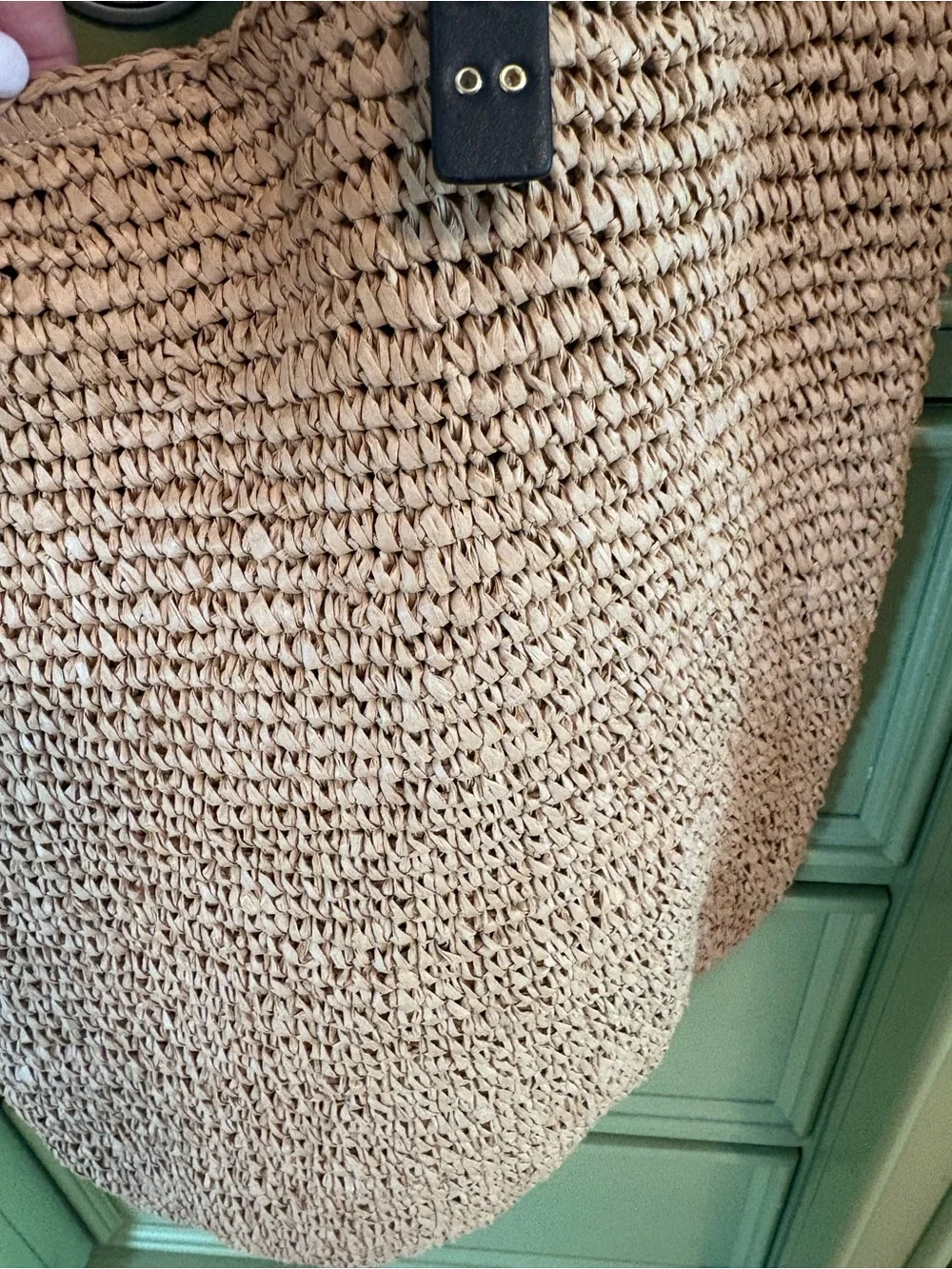Madewell Woven Straw Tote in Natural Tan, NWT